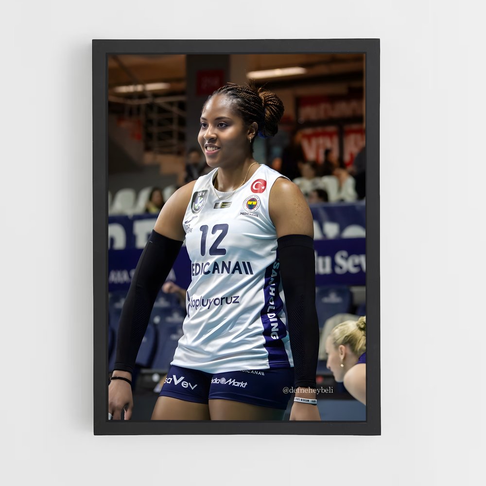 Poster Ana cristina – affiche Volleyball (vue 2)